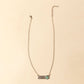Myra Cowgirl cactus Charm Necklace for Women in Moonlit and Turquoise