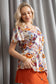 Bohera Floral Spree V-Neck Ruffled Top
