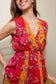 Bohera Grace Anne Color Stripe Sleeveless Peplum Top
