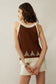 Bohera Anaelle Lace Accent Top
