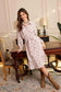 Bohera Vivian Kee Ruffled Shirt Tie Dress