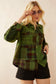 Emma Dawn Patchwork Shacket in Green