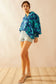 Thea Rae Top in Blue
