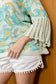 Ashley Flutter Top In Blue