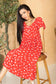 Heart of My Heart A-Line Dress  In Red