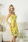 Grace's Morning Strapless Dress  In Yellow