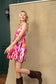 Stephanie's Lane Dress In Pink White