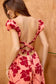 Lillian's Glow Up Dress In Peach