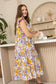 Blossom Paradise Empire Dress In MultiColor