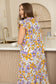 Blossom Paradise Empire Dress In MultiColor