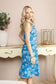 Madeline Halter Dress In blue