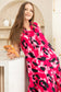 Paige's Joy Pattern Shift Dress In Pink