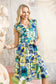 Leah's Oasis Dress In Multicolor
