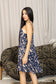 Kaia's Treasure A-Line Dress In Black and Mustard