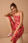 Danielle's Delight Floral Jumper In Red