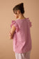 Peyton Gingham Top In  Light Pink