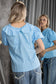 Layla Golden Top In Blue