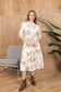 Botanica Moon Maxi Dress in Shadow White