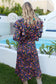 Confetti Crush Printed Dress in Wild Fuchsia