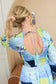 The KaleidoDream Long Dress in Lavender White