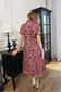 Hibiscus Rush Shirt Dress in Bloom Pink