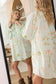 Wildflower Whisper Mini Dress in Mint