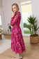 Fleur de Dusk Dress in Pink