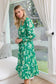 Fleur de Dusk Dress in Green