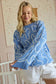 Twist of West Knitted Sweater in Blue