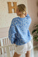 Twist of West Knitted Sweater in Blue
