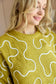 Twist of West Knitted Sweater in Yellow