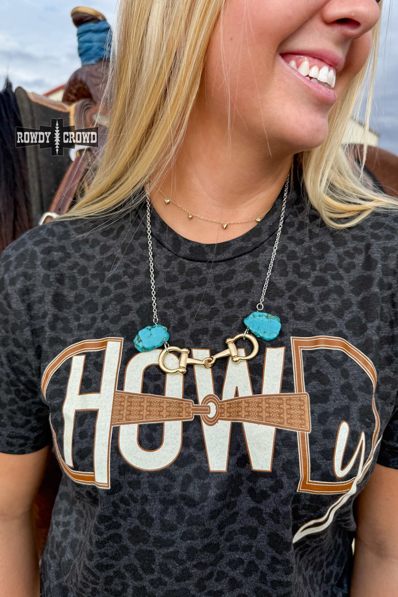 Turquoise Bit Necklace