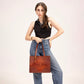 Loyal West Mivva Handtooled Medium Bag - Soft WalnutÂ Leather