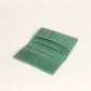 Loyal West Desert Lotus Wallet  - Turquoise  Handtooled Leather & Calfskin