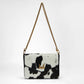 Loyal West LW ON THE GO MEDIUM CHAIN BAG IN COWHIDE AND  CALFSKIN