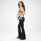 Loyal West LW ON THE GO MEDIUM CHAIN BAG IN COWHIDE AND  CALFSKIN