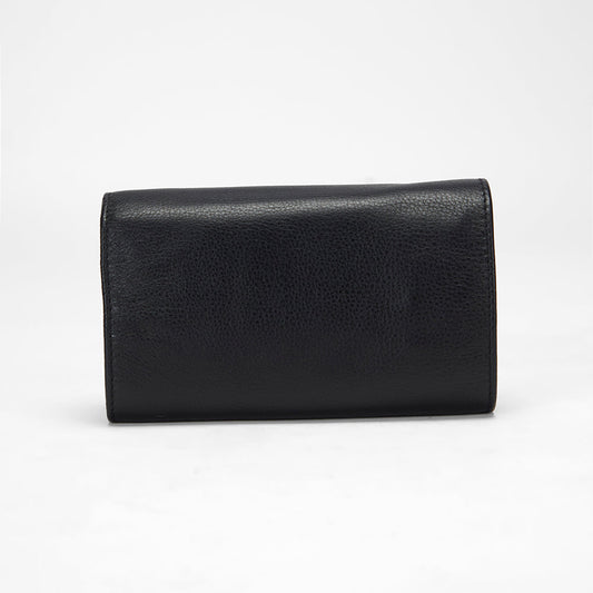 Loyal West CANYON JEWELRY CASE IN CALF LEATHER - BLACK