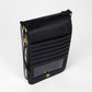 Loyal West SHELL PHONE BAG IN BLACK AND WHITE COWHIDE