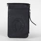 Loyal West SHELL PHONE BAG IN CALF LEATHER -BLACK