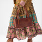 Loyal West MIVVA HANDTOOLED MINI BAG - SOFT WALNUT LEATHER
