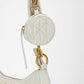 Loyal West JOE QUILTED NAPPA LEATHER BAG-WHITE