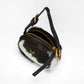 Loyal West SOPHIA MICRO BAG CHARM IN BLACK & WHITE COWHIDE