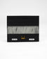 Loyal West SHELL CARD HOLDER IN BLACK & WHITE COWHIDE