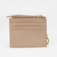 Loyal West SOPHIA CREDIT CARD HOLDER IN HAND FINISHED EMBOSSED LEATHER -  WHITE