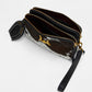 Loyal West SHELL MINI PURSE IN BLACK & WHITE COWHIDE