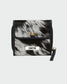 Loyal West SOPHIA CARD HOLDER IN BLACK & WHITE COWHIDE