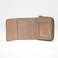 Loyal West SOPHIA CARD HOLDER IN HAND FINISHED EMBOSSED LEATHER - WHITE