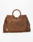 Sedona Tassle Bag In Saddle Brown
