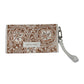 Handtooled Drover Wallet - Ivory Dust