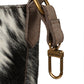 Dakota Medium CrossBody - Black & White Cowhide